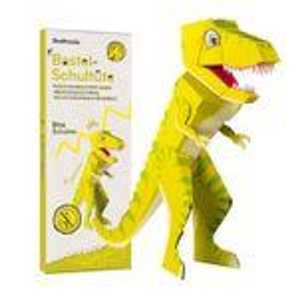 Schultüte zum selber basteln, Drache & Dino Schulrex, steht von selbst