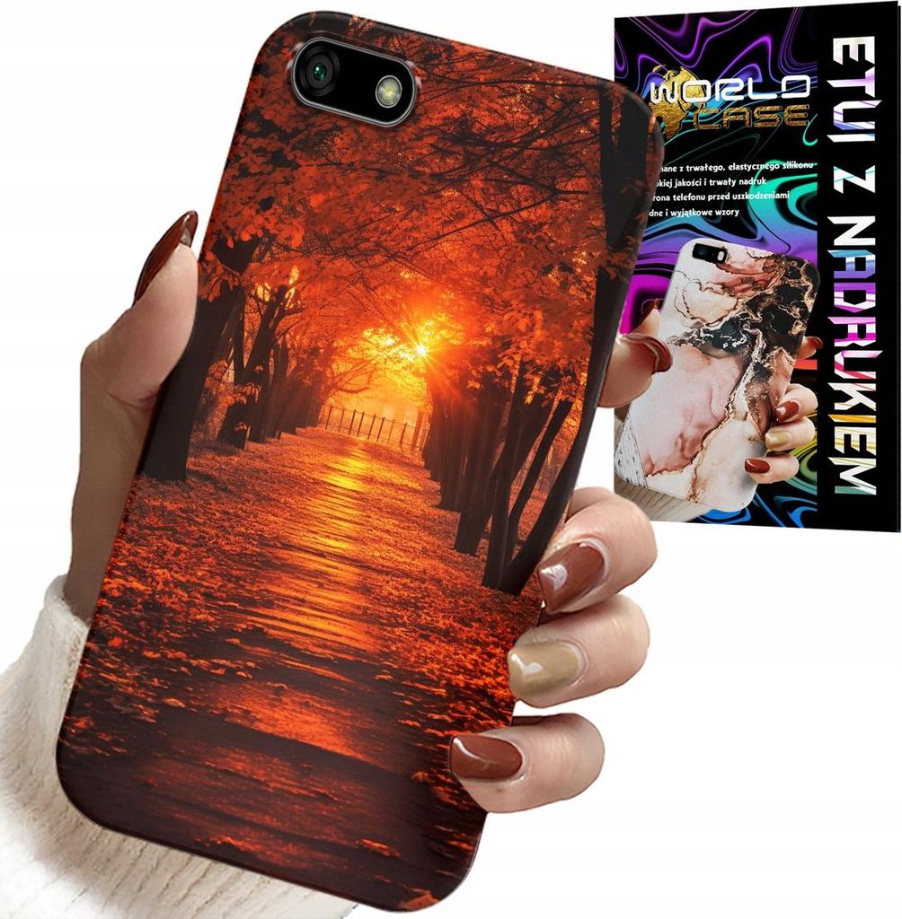 Fall Für Huawei Y5 2018 - Park, Herbst, Fallende Blätter, Zurück