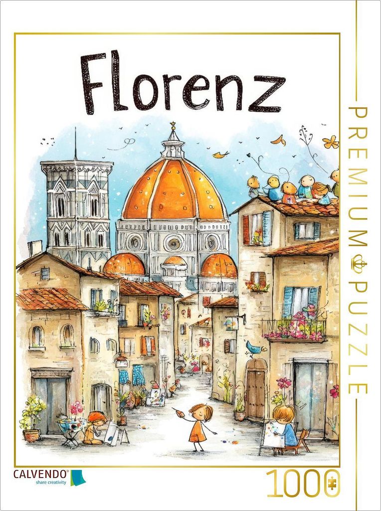 CALVENDO Puzzle Florenz | 1000 Teile Lege-Größe 64x48cm Foto-Puzzle für glückliche Stunden