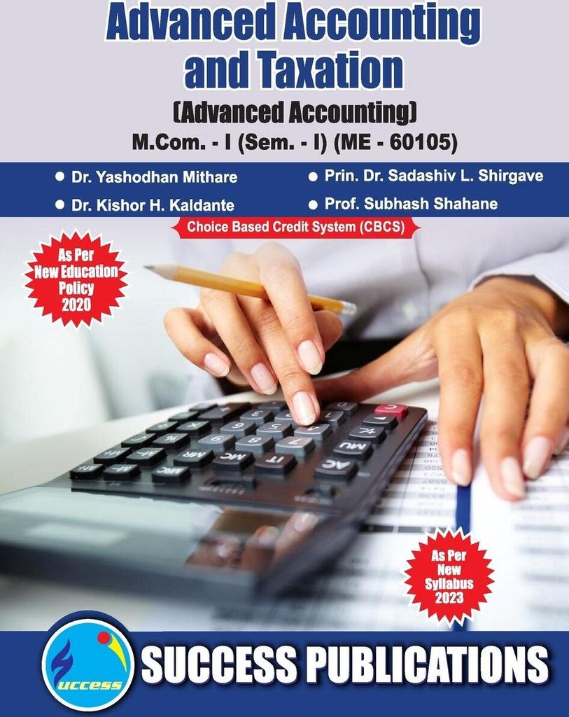 Advanced Accounting,First Year ,M.Com,Sem-I-English