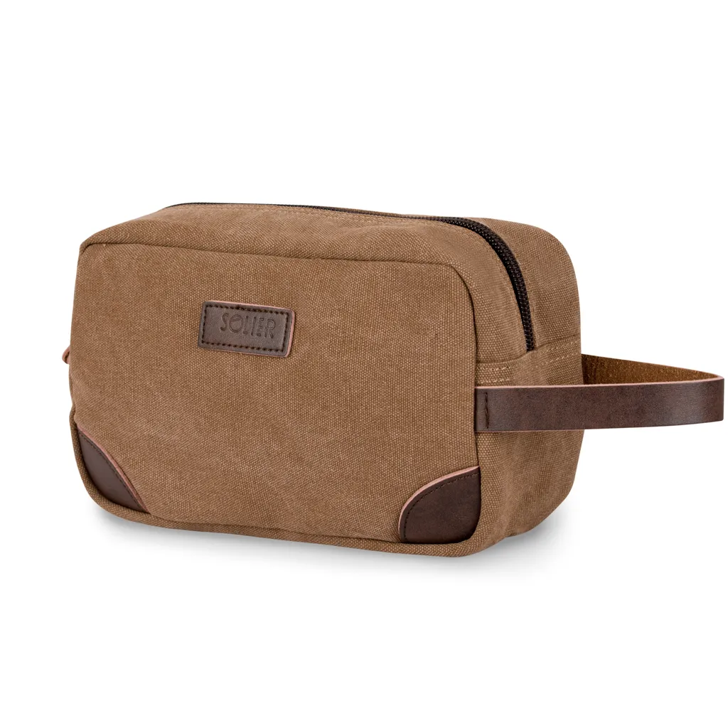 Trousse de toilette voyage Solier 69566 - Format cabine idéal Canvas