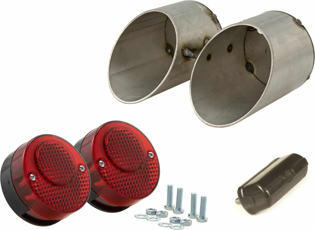 Support de feux arrière double SIP avec éclairage de plaque intégré