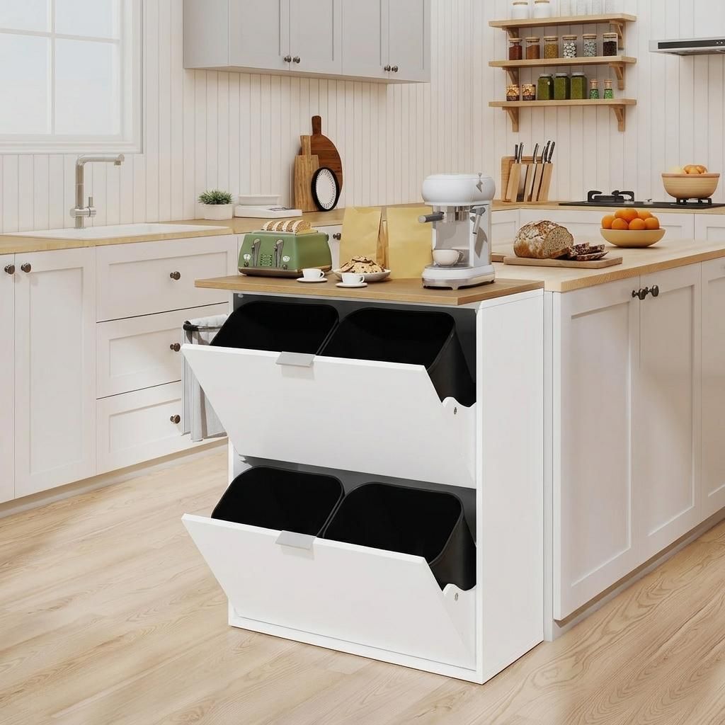Happy Home Küche Mülleimer Mülleimerschrank Mülltrennsystem Produktbild 
