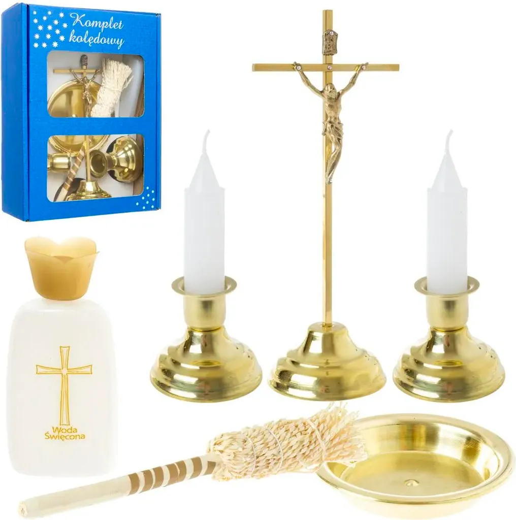 Set de Chants de Noël Or et Laiton pour Célébration de Groupe en Famille