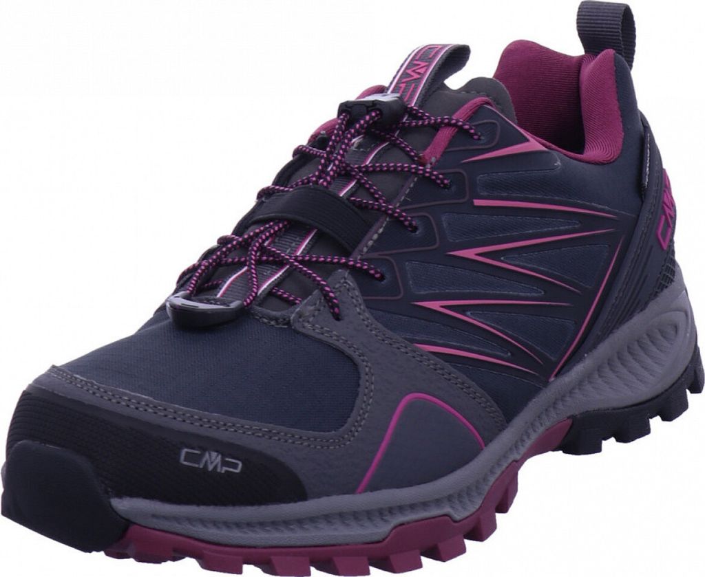 CMP Damen-Outdoor-Leichtwanderschuh Atik WMN WP Trail Running Shoe Grau-Pink, Farbe:grau, EU Größe:37
