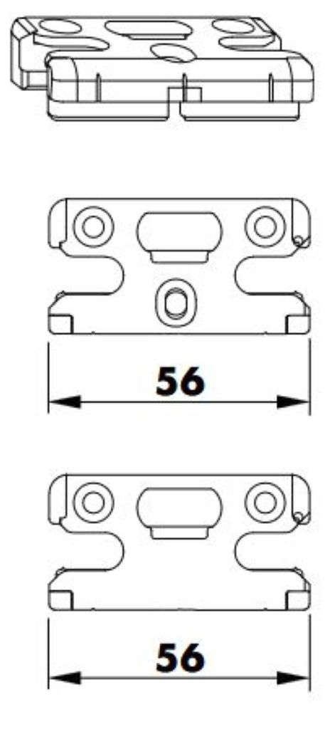 Siegenia Schließblech S-RS 3SL A3600 TS Holz Fenster Dreh-Kipp TRSK0850-100072