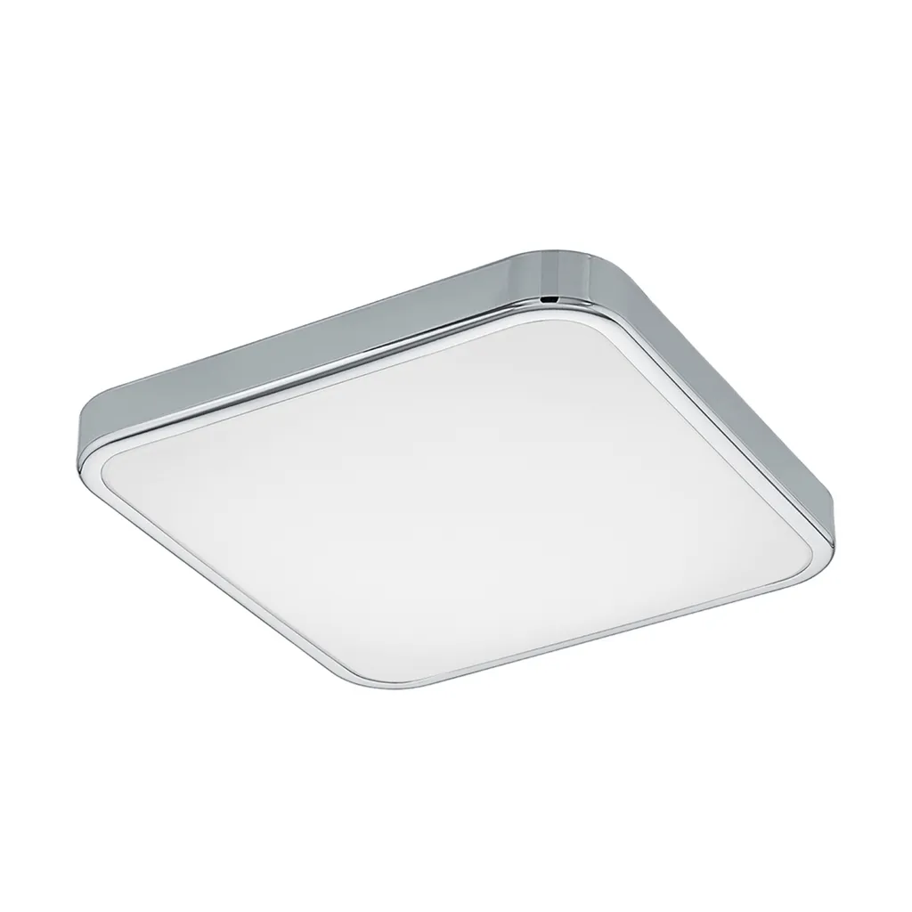 Plafonnier LED Eglo 96229 : Solution Éclairage 1500lm Chrome Puissant