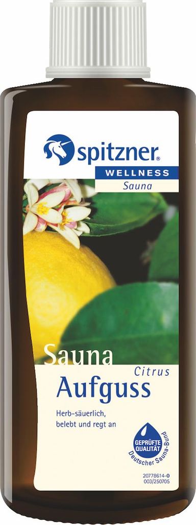 Spitzner Saunaaufguss Citrus Wellness, 190 ml Konzentrat