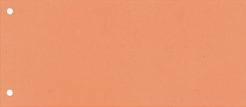 Intercalaire carton orange 24x10,5cm pour tri et archivage de bureau