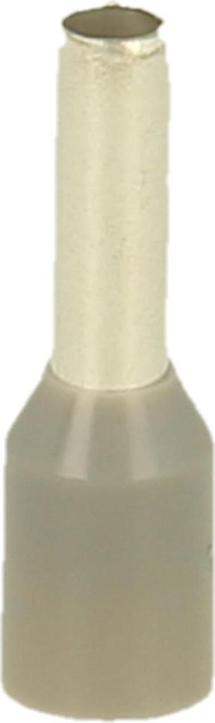 Aderendhülsen DIN 46228 Teil 4 isoliert, Größe N, Farbe Kodierung TM Querschnitt 2,5mm² grau - 1 Stück
