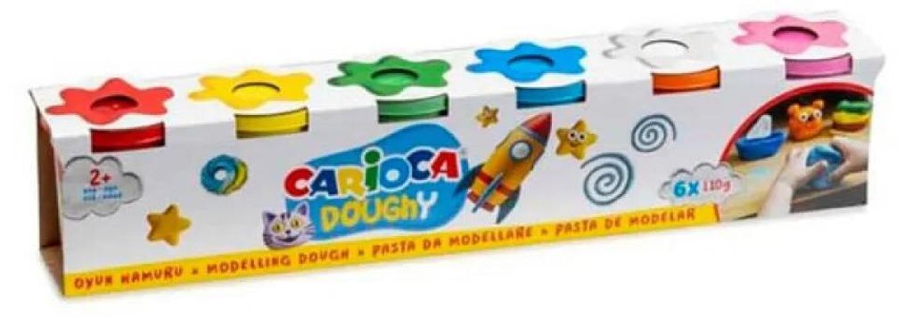 Carioca Ca42179 Knetmasse Mehrfarbig Kinder Mehrfarbig One Size