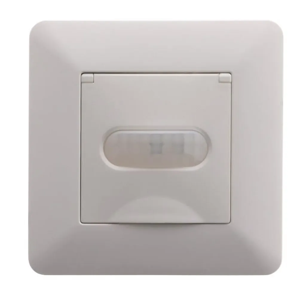 Interrupteur automatique blanc pour couloir et escalier détection 9m