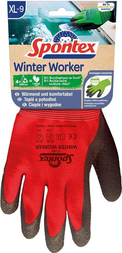 WinterWorker Strickhandschuh Größe 9 Recycling