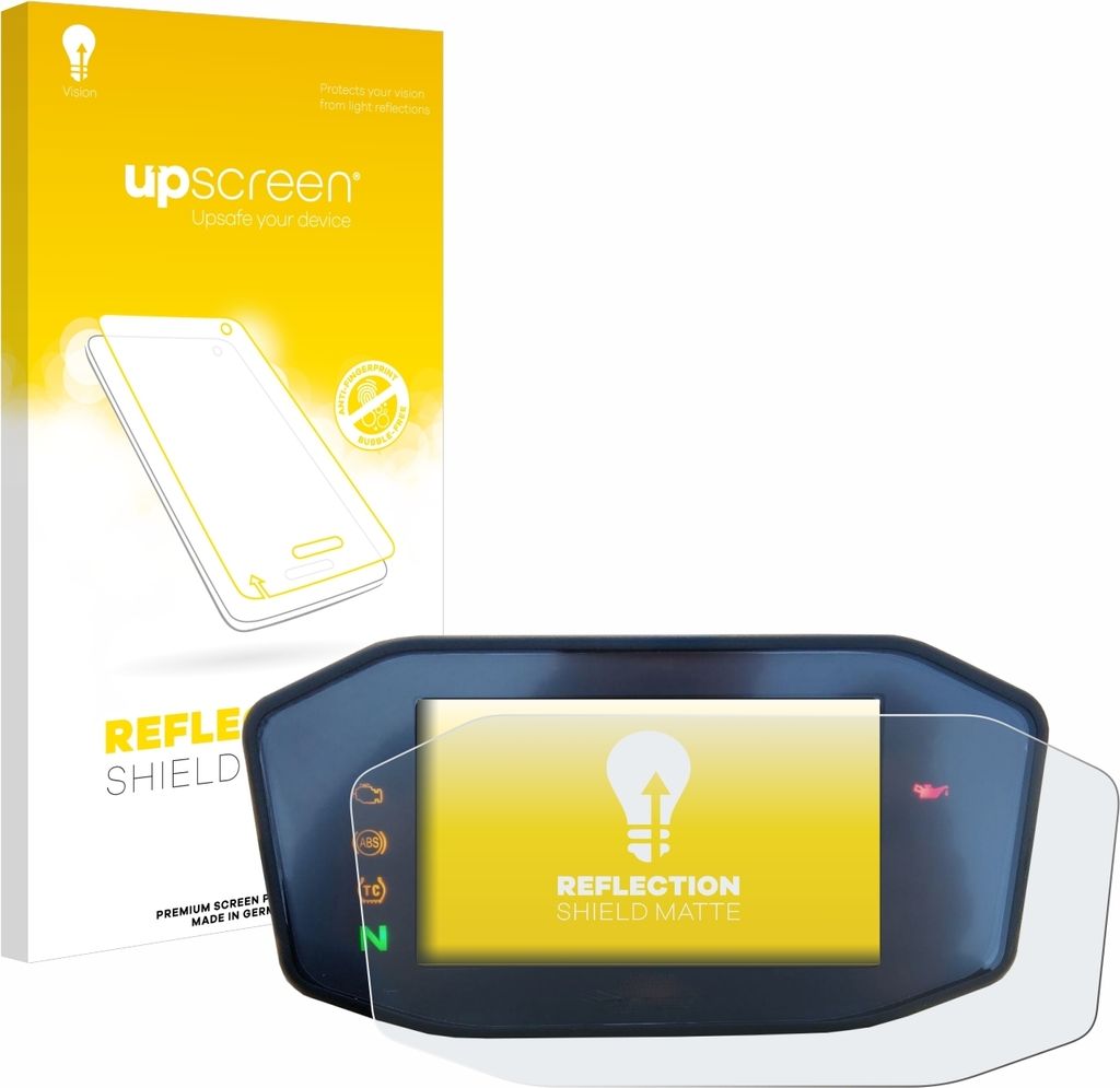 upscreen Schutzfolie für KTM 890 Duke R 2020 TFT Screen Displayschutz Displayschutzfolie Folie Matt Entspiegelungsfolie