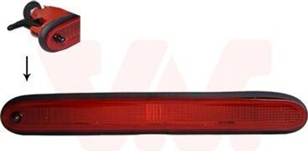 VAN WEZEL 0991929 3. Dritte Dritte Bremsleuchte für OPEL Combo E Kasten / Kombi (X19) COMBO Großraumlimousine (X19) für TOYOTA Proace City Verso