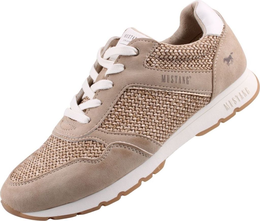 Mustang Halbschuh beige in Gr. 39