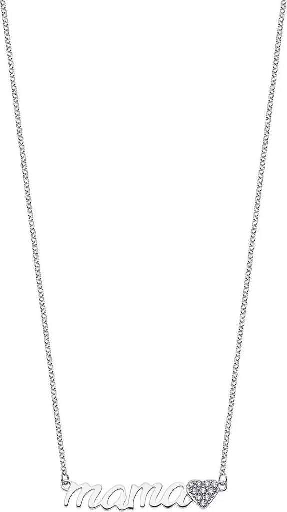 Collier en Argent pour Femme Lotus Silver Rainbow avec Pierres Colorées