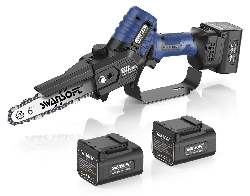 Fini l'effort avec cette mini-tronçonneuse brushless à 2 batteries