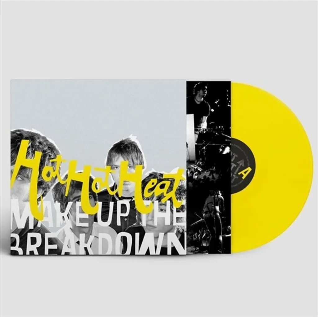 Hot Hot Heat Make Up The Breakdown Vinyl Jaune Opaque Edition Deluxe 20th