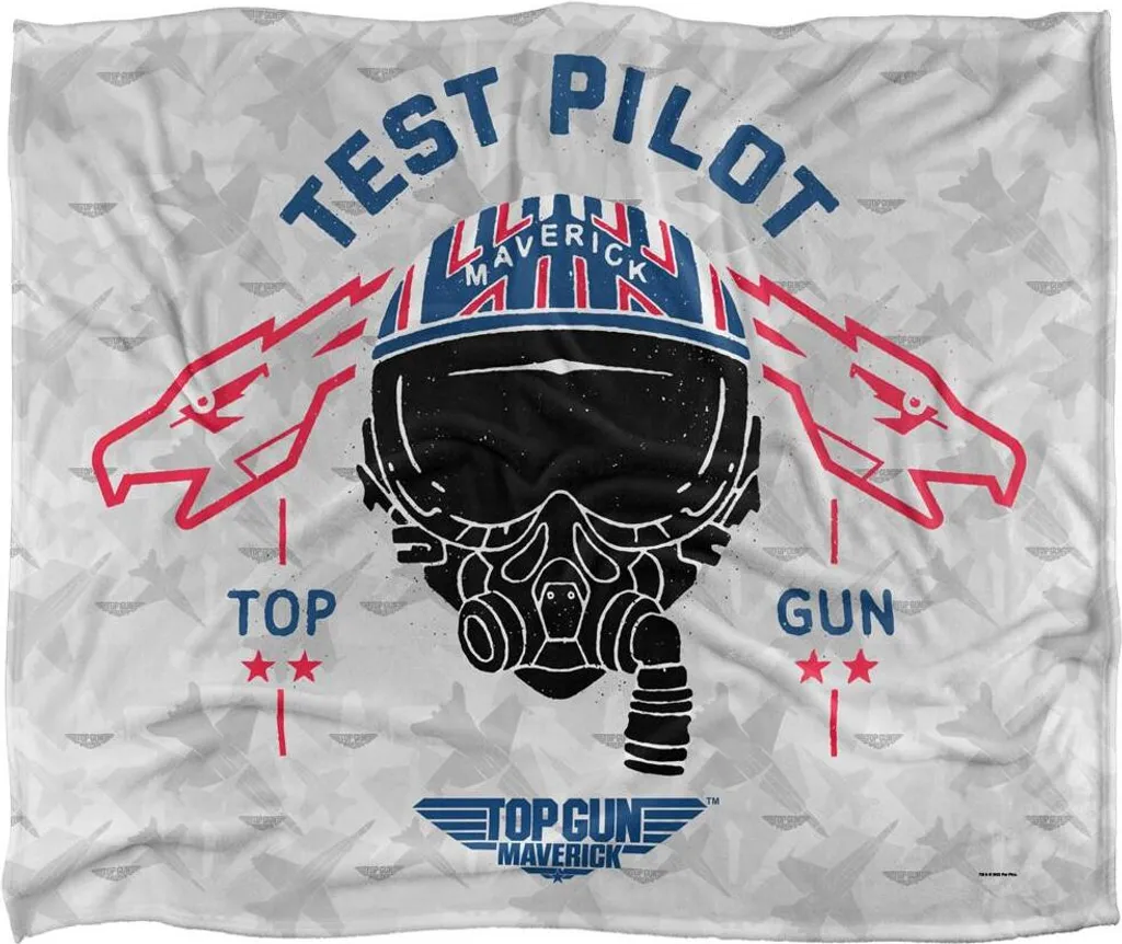 Couverture Test Pilot Top Gun Maverick - Design Coloré Taille Unique