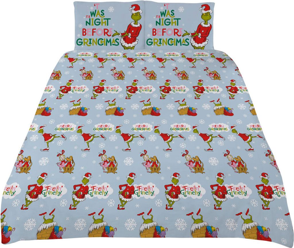 The Grinch - Bettwäsche-Set TA12814 (Einzelbett) (Bunt) Produktbild 