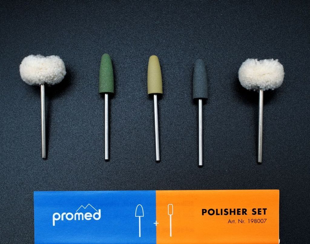 promed 198007 Schleifkörper Bits Polisher Set 5 St.