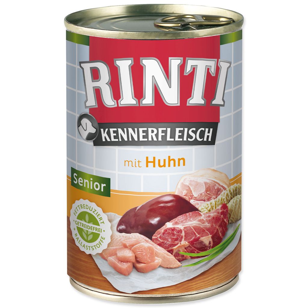 RINTI Kennerfleisch Senior - mit Huhn, Senior, jede Rasse, Produktbild 