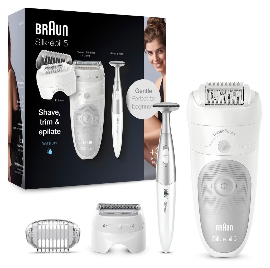 Braun Silk-épil 5 5805, Strieborná, Biela, 28 Obrázok produktu 