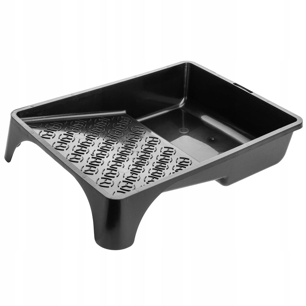 KADAX Farbwanne "Frok", große Farbschale aus Kunststoff, Malerbedarf, Schwarz, 25 cm, 1 Stück