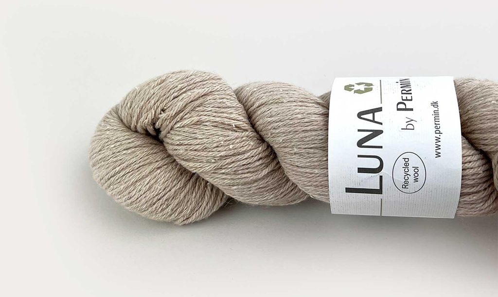 Luna by Permin – 100% Recycelte Schurwolle (Mulesing-frei & ) (21 sand)