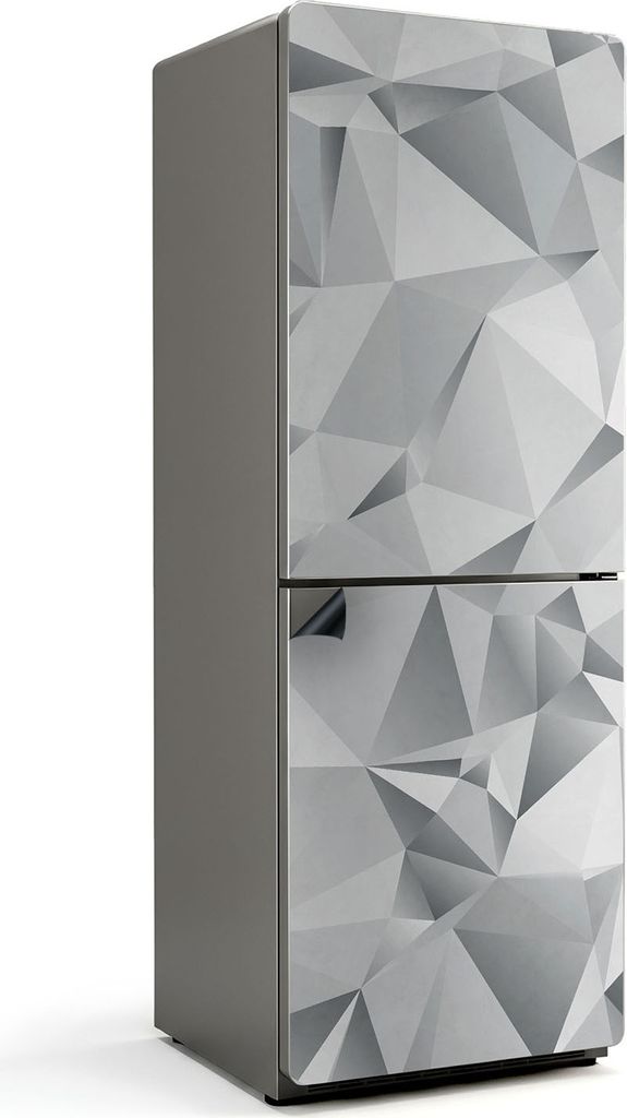 Abstraktes 3D-Muster – Magnetische Kühlschrank Abdeckung – Dekorfolie magnetisch Küche – Kühlschrank Magnet Deko – selbstklebende Magnet...