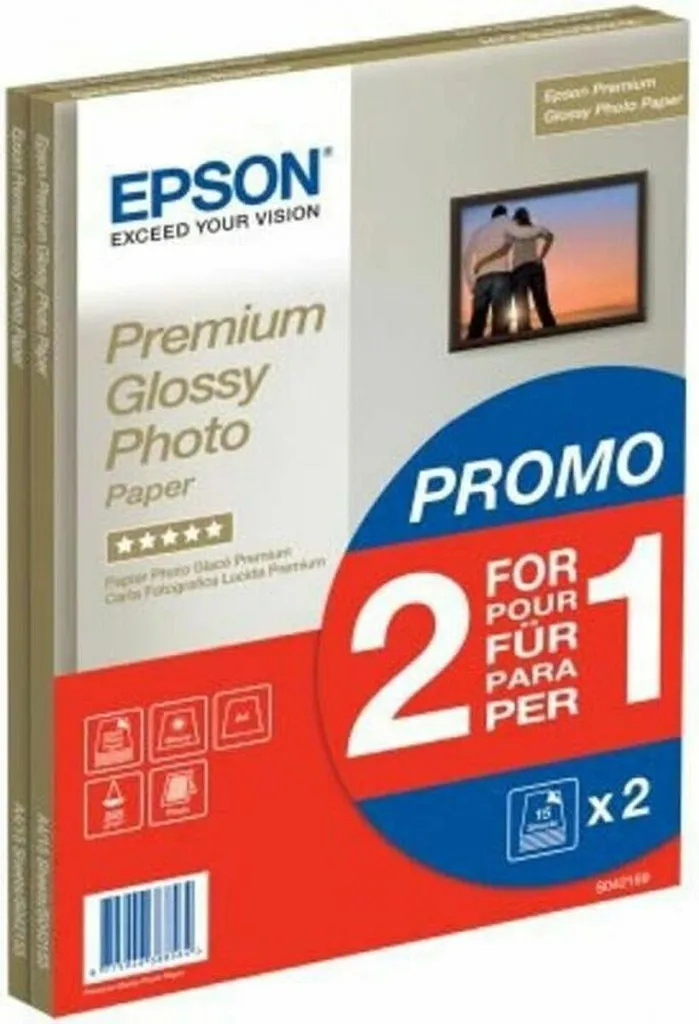 Epson 235B903 Papier Photo Glacé 200g - Finition Glossy Haute Densité
