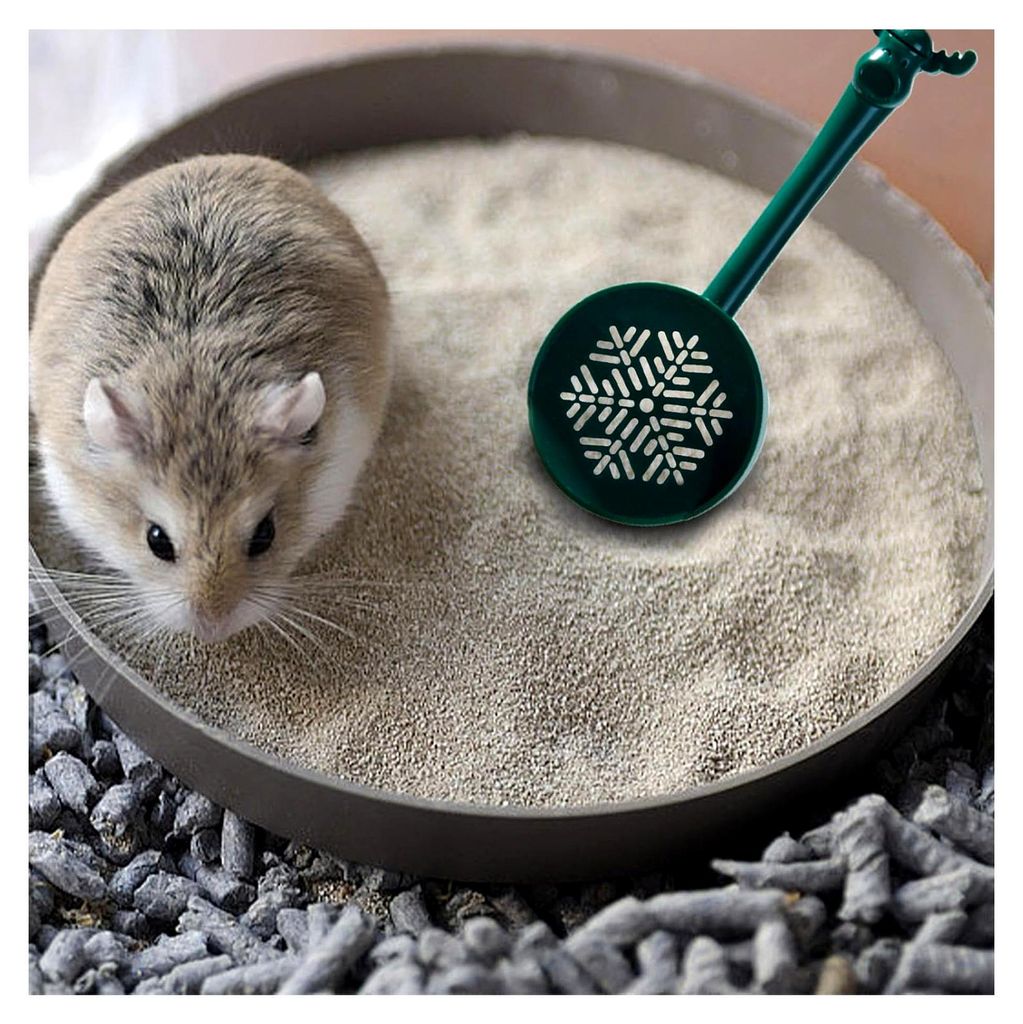 Katzenstreuschaufel für Hamster mit Elchgriff – Schaufel zur Reinigung der Katzentoilette