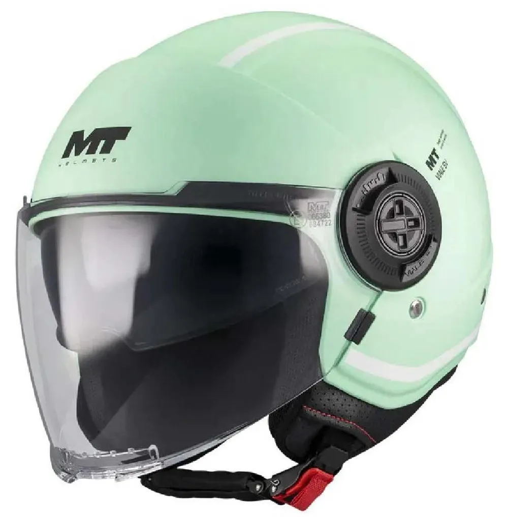 Casque jet MT VIALE SV S TASTY - Double écran et intérieur grand confort
