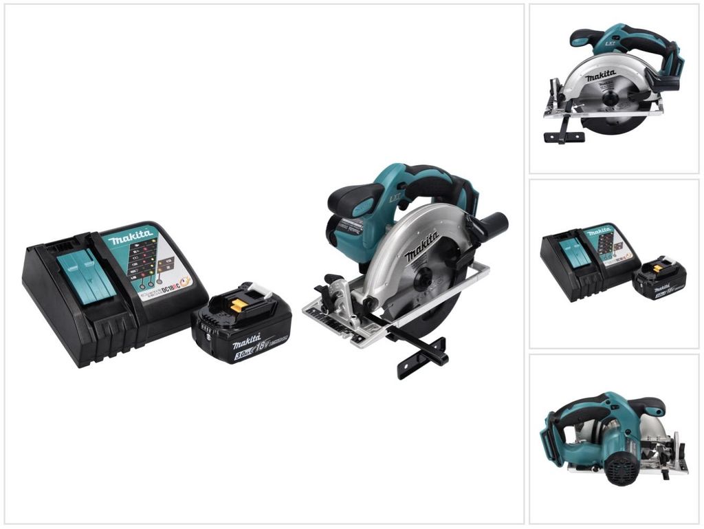 Akumulatorowa pilarka tarczowa Makita DSS 611 RF1 18 V 165 Zdjęcie produktu 