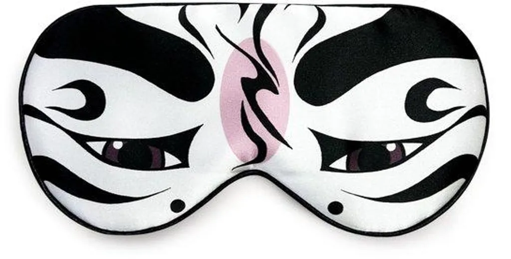 Masque de sommeil soie noir anti-lumière pour insomnie et repos profond