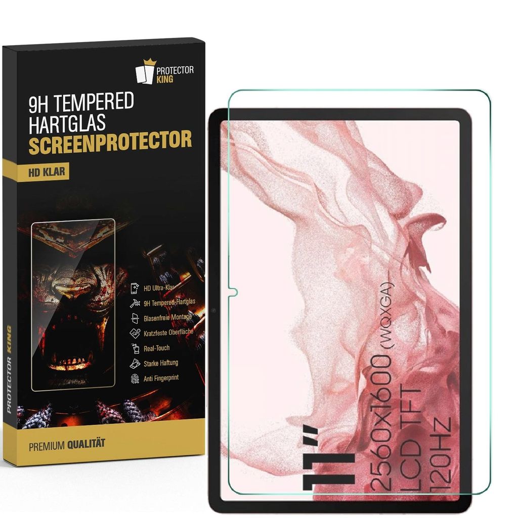 6x Echtes Tempered 9H Panzerhartglas für Samsung Galaxy Tab S9 3D KLAR Displayschutz Panzerglas Panzerglasfolie Schutzglas Panzerfolie Schutzfolie...