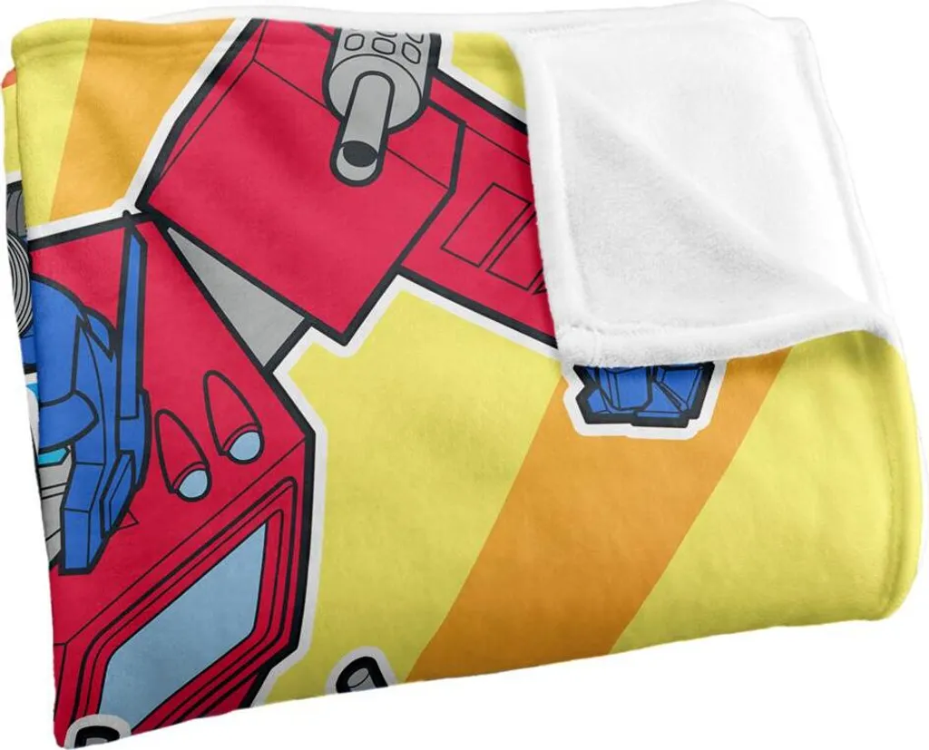 Plaid Transformers Blanc pour Enfant Couverture Douillette TV19026 - 3