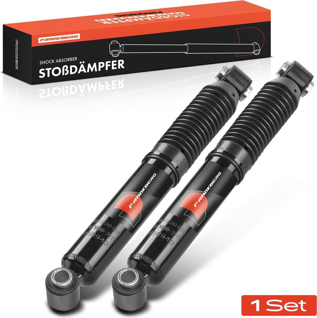 Frankberg 2x Stoßdämpfer Hinterachse für Citroën Xsara N68 Peugeot 405 15B 15E 1987-2007