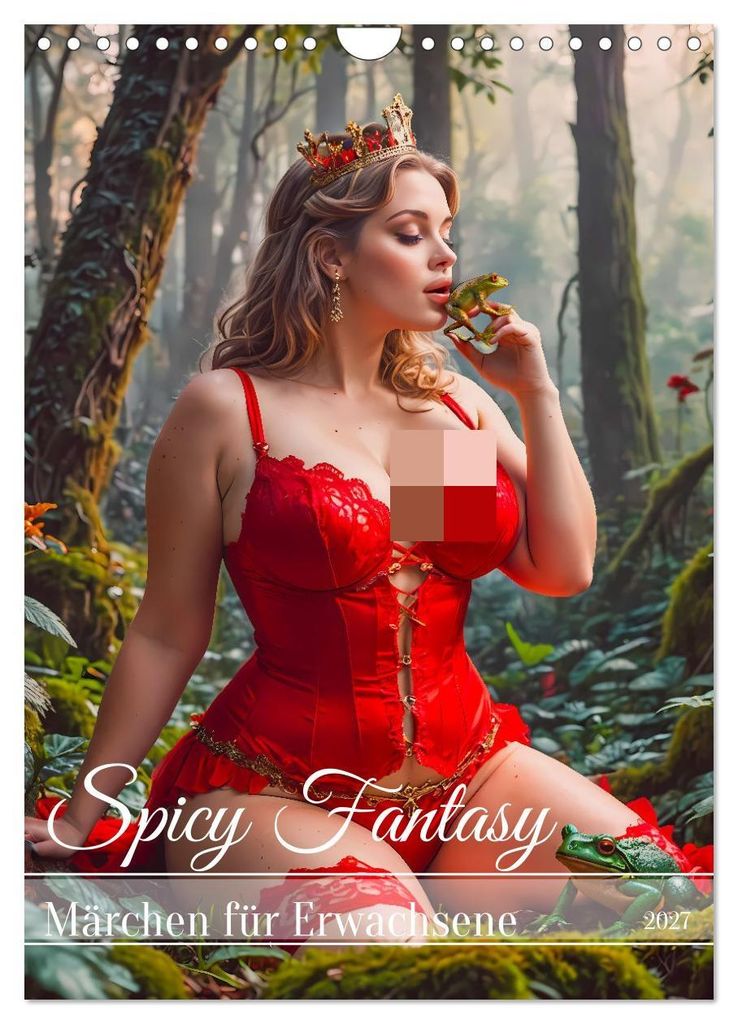 Spicy Fantasy - Märchen für Erwachsene (Wandkalender 2027 DIN A4 hoch), CALVENDO Monatskalender