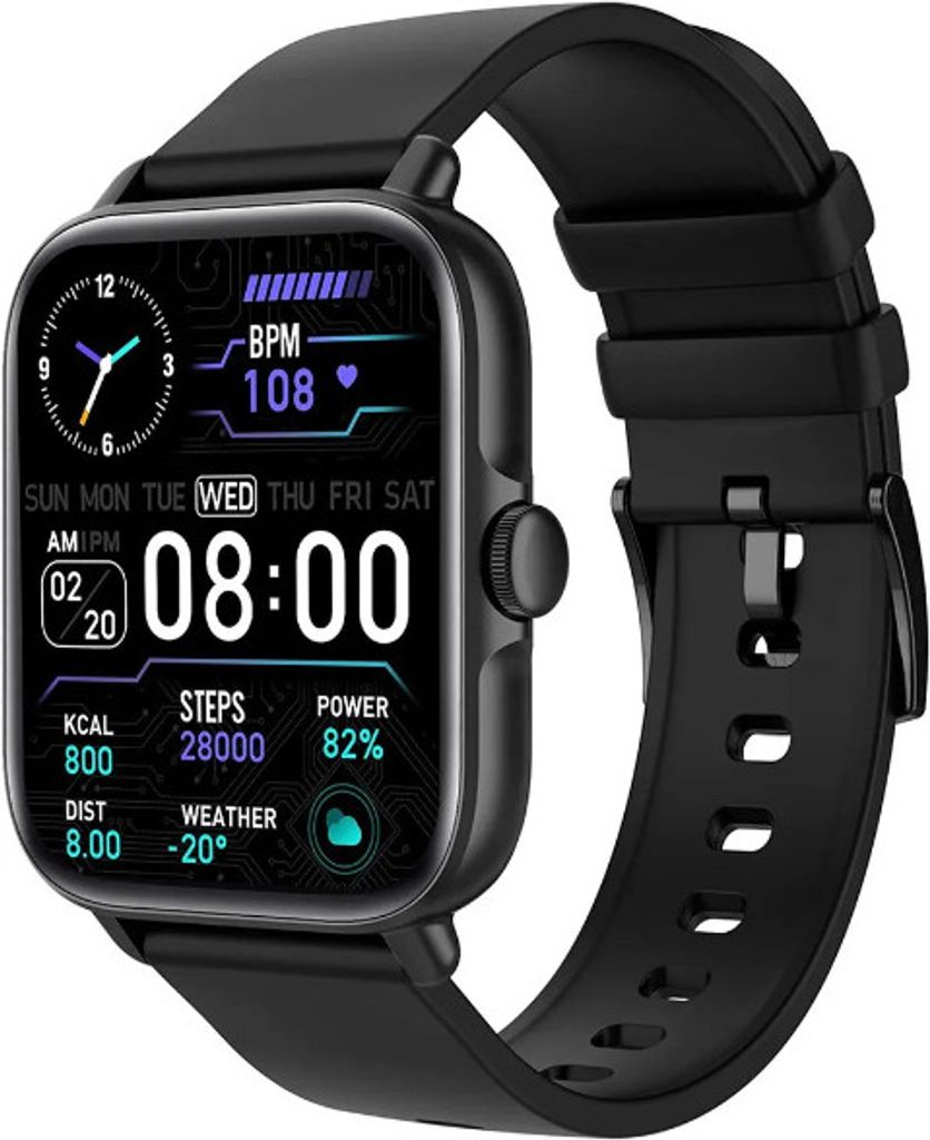 Smartwatch mit Telefonfunktion, Fitness Tracker Uhr, 1.7" Produktbild 1