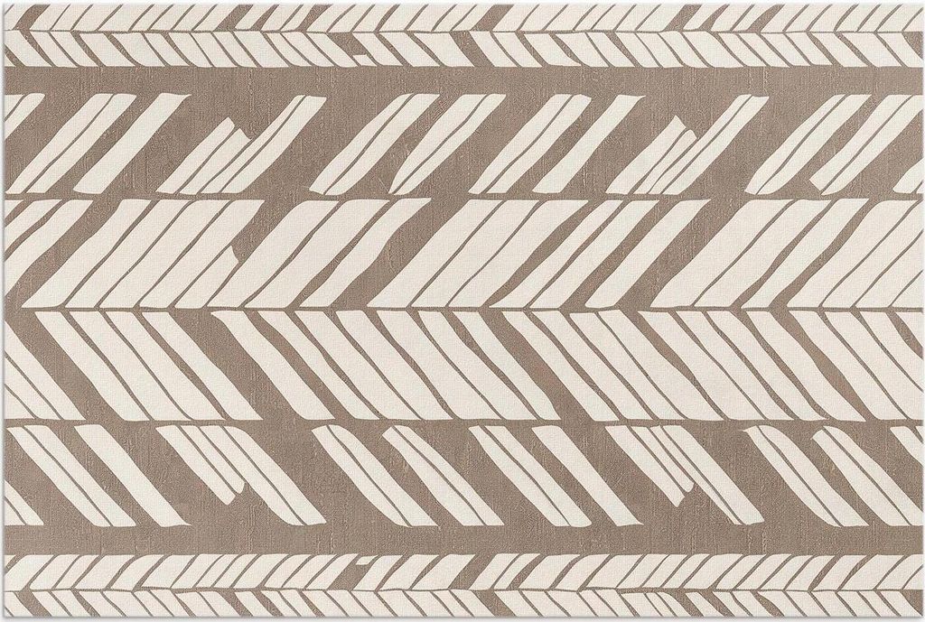Indisches Muster, Boho-Zopf, Abstraktion – Vinylteppich – 60x90 cm – Outdoor Teppich – Terrasse – Wetterfest – Modern