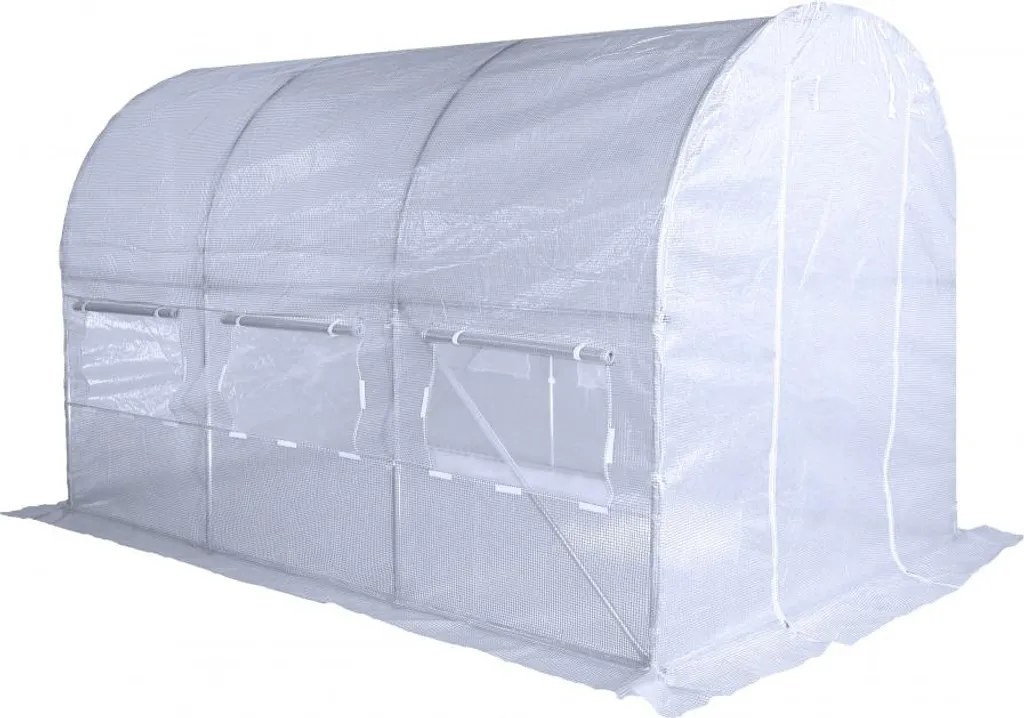 Politunnel VESPAGARDEN 2x3,5m Extra Spesso | Serra da Giardino Bianca