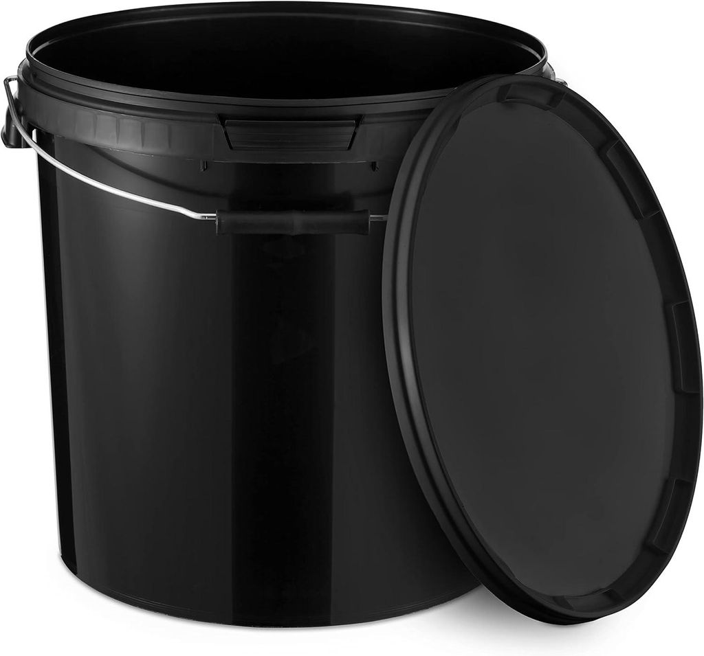 BenBow secchio con coperchio con manico in metallo 20L Immagine del prodotto 