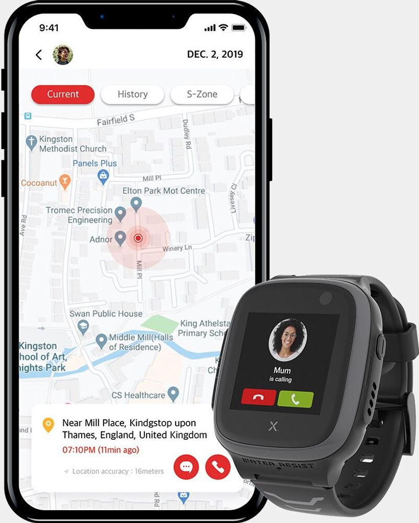 Xplora X5 Play 3,56 cm (1.4 Zoll) TFT 4G Schwarz GPS Produktbild 9