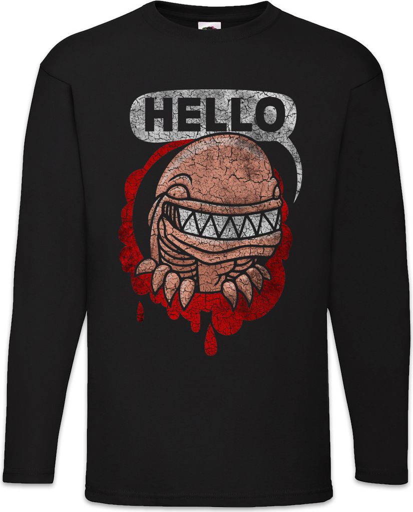 Urban Backwoods Alien Birth, Langarm T-Shirt, Farbe: Schwarz, Größe: S