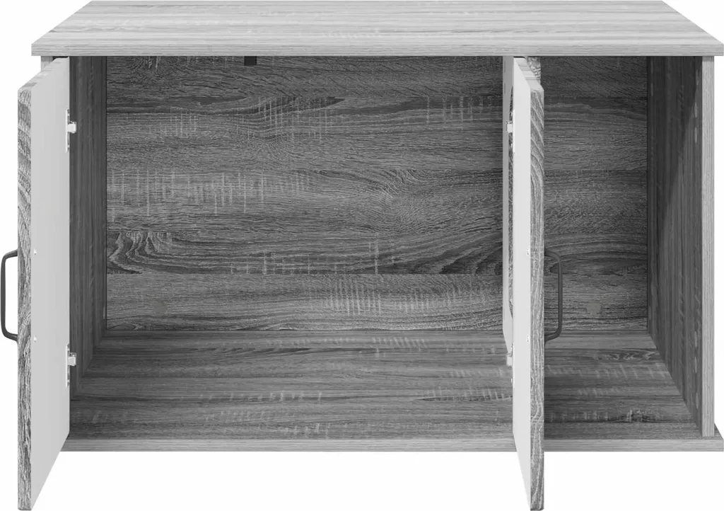 Casetta per Gatti SYFAX™ Grigio Sonoma - Mobile Cuccia in Legno Moderno - 5