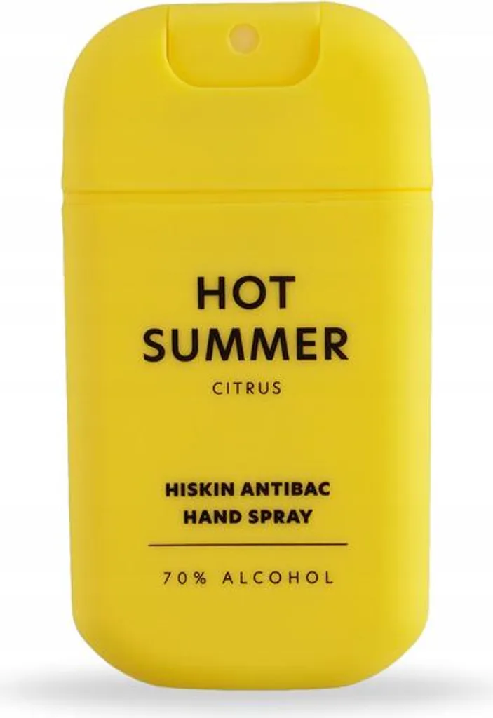 HISKIN Spray Mani Antibatterico 30ml - Hot Summer Citrus per Sport