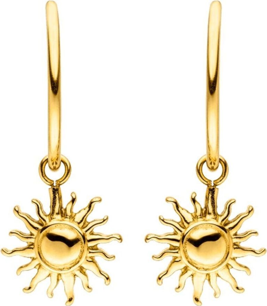 Purelei Damen Ohrhänger Sun PUR-Earring-Sun Gold Onesize