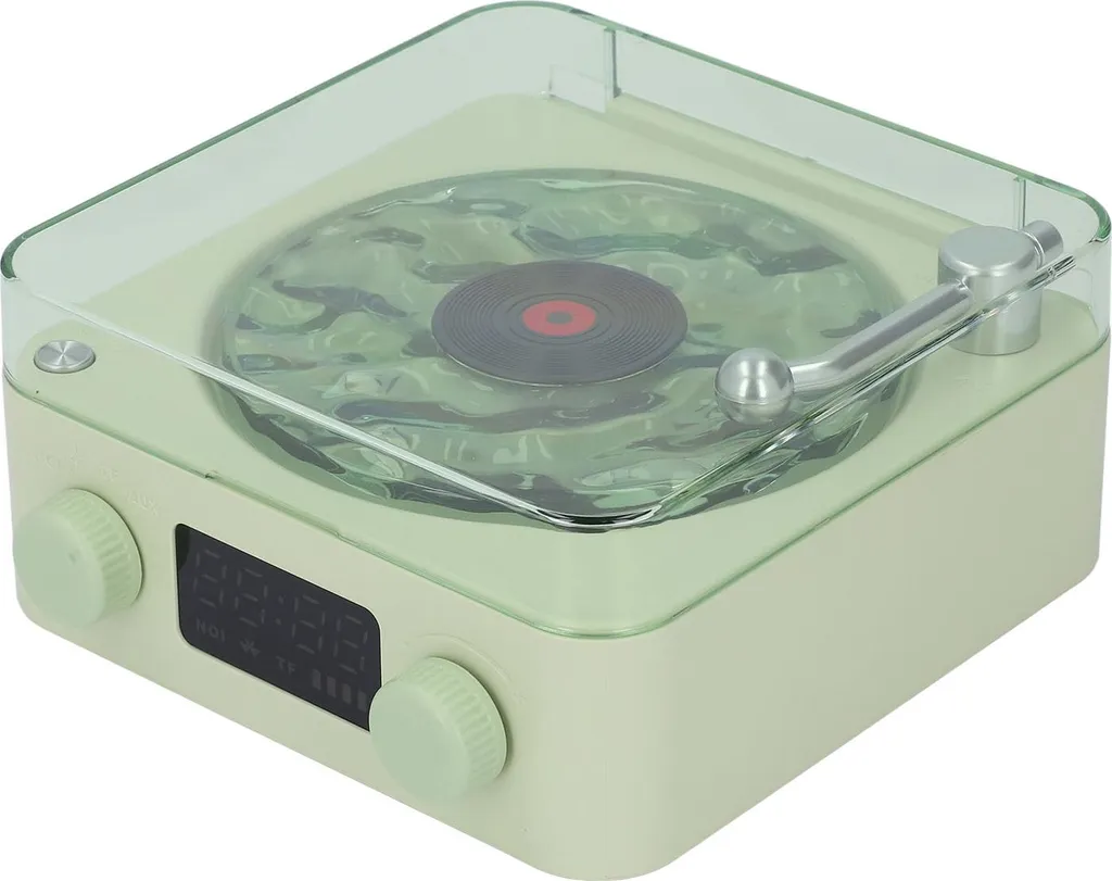 Smart White Noise Machine & Clock Green - Hi-Fi Sound & RGB Night Light